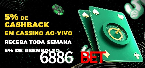Promoções do cassino ao Vivo 6886 bet
